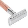 Double Edge Safety Razor Long Handle Zinc Alloy Manual Safety