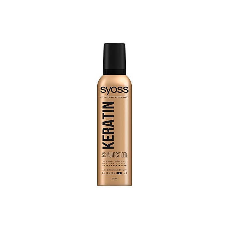 Syoss Foam Resistant Keratin Hold 4 Extra Strong 250ml