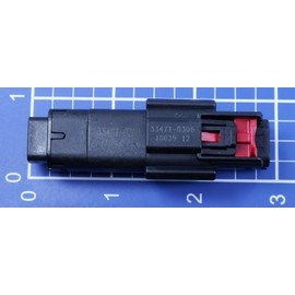 Molex Black 3 Pin Male and Female Wire Connector, Harley Waterproof, Sealed Kit, MX150 w/CPA