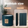 Portable Bath Tub for Adults - Large 88 Gal Foldable