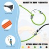 12 Pcs Small Bungee Cords with Hooks, 25cm Mini Adjustable