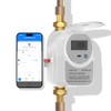 Zigbee Smart Water Meter with Shutoff Valve & LCD Display