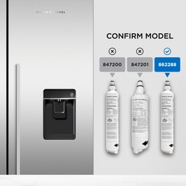 Fisher & Paykel Model Number 862288 Refrigerator Water Filter | NSF Certified to Remove Chemicals and Contaminants from Water | Waters Filter Improves Water-Quality and Taste - Pack of 1