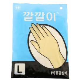 Dongkwang Premium Latex Hairdressing Gloves - Large (L) / 동광 깔깔이 미용장갑 고급라텍스 - 대(L)