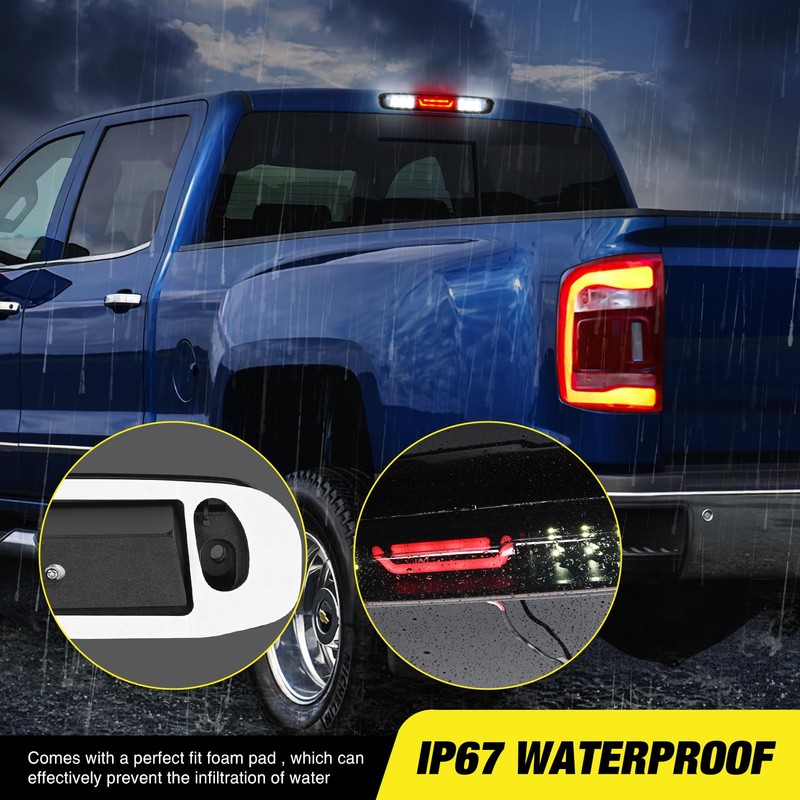 Nilight Third Brake Light High Mount 3rd Stop Reverse Cargo