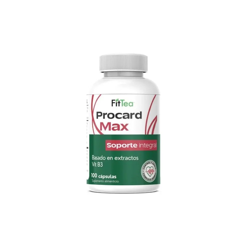 Fittea Procard Max Control Apoyo 100 Cápsulas Vit Sabor