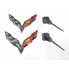 GM 5PC 2014-2019 Corvette C7 Gloss Black Front & Rear