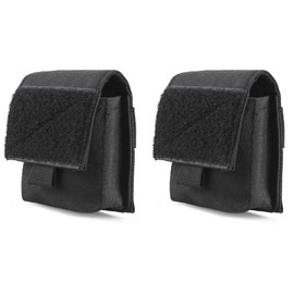 Azarxis Molle Pouch, EDC Pouch, Mini Small Tool Holder, Utility Pouch, Velcro, Molle System, Tactical Airsoft Game, Military Mountaineering, Exploration, Fishing, Outdoor