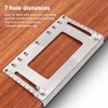Cabinet Hardware Jig Stainless Steel Furniture Handle Punch Locator with