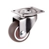 1/1.25/1.5/2 Inch Furniture Casters Wheels Rubber Swivel Castor Trolley Caster