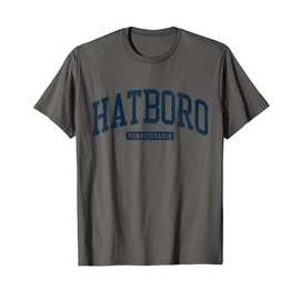 Hatboro Pennsylvania PA College University Style Blue T-Shirt