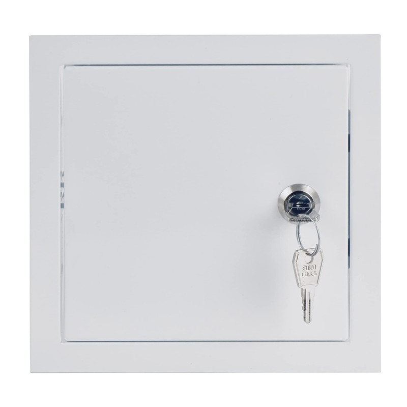 15x15 cm / 6x6 inch White Metal Access Panel -