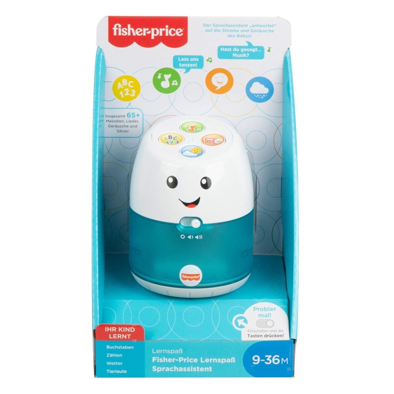 Fisher-Price GRW72 Learning Fun Voice Assistant with Music, Lights and