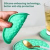 YUGUARD Silicone Coasters [6 Pack] Coasters with Holders - Drink