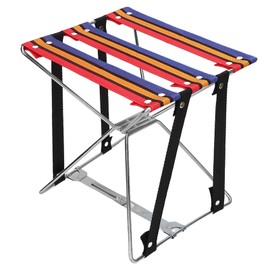 Pedicure Foldable Stool 4 Gears Adjustable Oxford Fabric Folding Stool for Nail Salon Travel