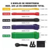 Ligas Resistencia 5 Bandas Elastica Pull Up Entrena En Casa