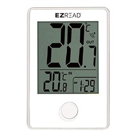 EZRead Digital Thermometer with Clock - Large Display 840-1501