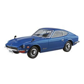 Aoshima Bunka Kyozai 1/32 The Snap Kit Series Nissan S30 Fairlady Z Blue Metallic Color Coded Plastic Model 13-E