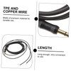 Tofficu 1PC TPE Earphone Repair Cable Oxygen Copper Core Replacement