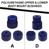 AUTOACER - Complete Front & Rear Body Mount Bushing Kit