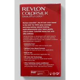 Revlon Colorsilk 34 Deep Burgundy Permanent Hair Color 1 Application SEALED NEW