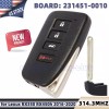 Unbranded HYQ14FBB -0010 for Lexus RX350 RX450h 2016-2020 Keyless Smart