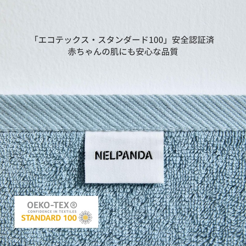 NELPANDA Classic Face Towel, Luxury Cotton, 100% Egyptian Cotton, For