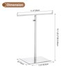 sourcing map Purse Display Stand T Shaped Metal Adjustable Handbag