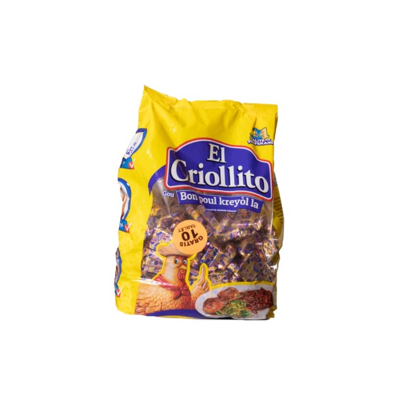 El Criollito Chicken Bouillon Cubes Gou Bon Poul Kreyol La