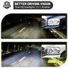 ROADEAL Headlights W/Bulbs for 2006 2007 2008 Dodge Ram 1500/2500/3500,