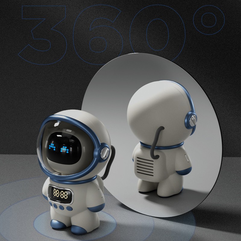 The Astronaut Speaker AI Intelligent Voice Bluetooth Speaker Clock Small