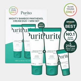 Purito Seoul Mighty Bamboo Panthenol Cream 100ml Duo Set (+15ml) - [SET] Cream 100ml Duo Set (+15ml)