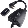 HBN Outdoor Indoor Wireless Remote Control Dual 3-Prong Outlet
