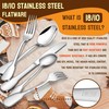HaWare 18/10 Stainless Steel Flatware, 20-Piece Silverware Set for 4,