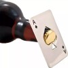 Mafab 6pz Tarjeta Destapador Botella Carta Pokar Acero Inoxidable