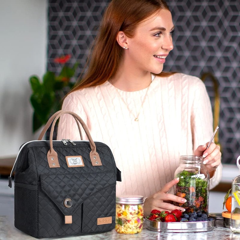 Lekespring Lunch Bag for Women and Men Leakproof Lunchbox Insulated