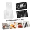 Parliky Acrylic Brochure Holder Wall-mounted Literature Display Stand for Easy