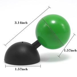 Car Push to One-Touch Start Button Rocker, Car Engine Start/Stop Joystick, Full Metal Ball-bar Automotive One Button Start Lever, Strong Adhesion, Will Not Fall Off (Blue)