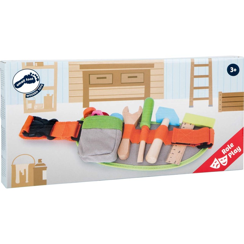 Small Foot 4745 Adjustable Tool Belt incl. Colourful Play Tools