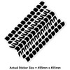 Extra Large 460mm 'Tyre Tread' Permanent Sticker Decal for Cars/Windows/Bins/Walls