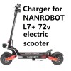 coming data 3a fast battery Charger for NANROBOT Ls7+ 72V