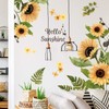 Sunflower Wall Stickers 3D Yellow Flower Wall Decals, Peel and