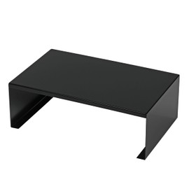 BLKP AZ-5203 Pearl Metal U-Shaped Rack, Kitchen Rack, Stacking Shelf, U-Shaped Shelf, Black, Product Size (W x D x H): Approx. 12.6 x 7.9 x 4.3 inches (320 x 200 x 110 mm)