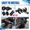 Tecledsn 2PCS LED Light Bar Horizontal Bar Clamp Mounting Kit,