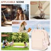 FABLUNE Backpack Casual Cute Lightweight Daypack Waterproof College Backpack for