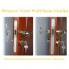 Door Stopper Wall Protector(6PCS), 1.97" Self-Adhesive Door Bumper, Shock Absorbent,
