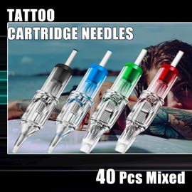 NAQASE 40Pcs Mixed 5RL 5RS 7M1 7RM 12#