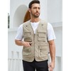 Gihuo Men's Fishing Vest Utility Safari Travel Vest with Pockets