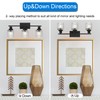 MELUCEE 3 Lights Modern Bathroom Light Fixtures Black Vanity Lights