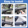 GXGM 2 Pairs Non-Slip Heat Shrinkable Motorcycle Grip Cover, Easy